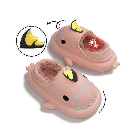 Sharkicks Basic - Winter Koi Dragon Heel-covered Shark Slippers